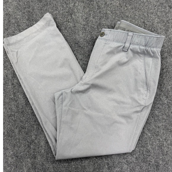 Under Armour Other - Under Armour Mens Golf Pants Gray Loose Fit Straight Leg 36x30 Athletic